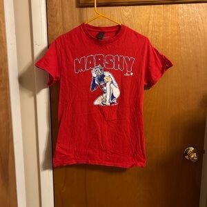 Marshy Red Graphic Tee - Short Sleeve